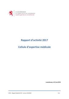 Rapport d'activité CEM 2017